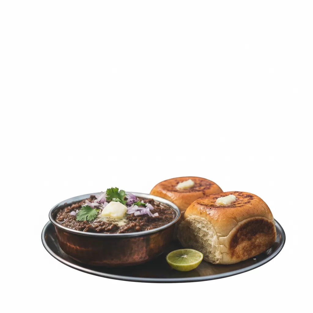બ્લેક પાંઉભાજી (અમુલ બટર))